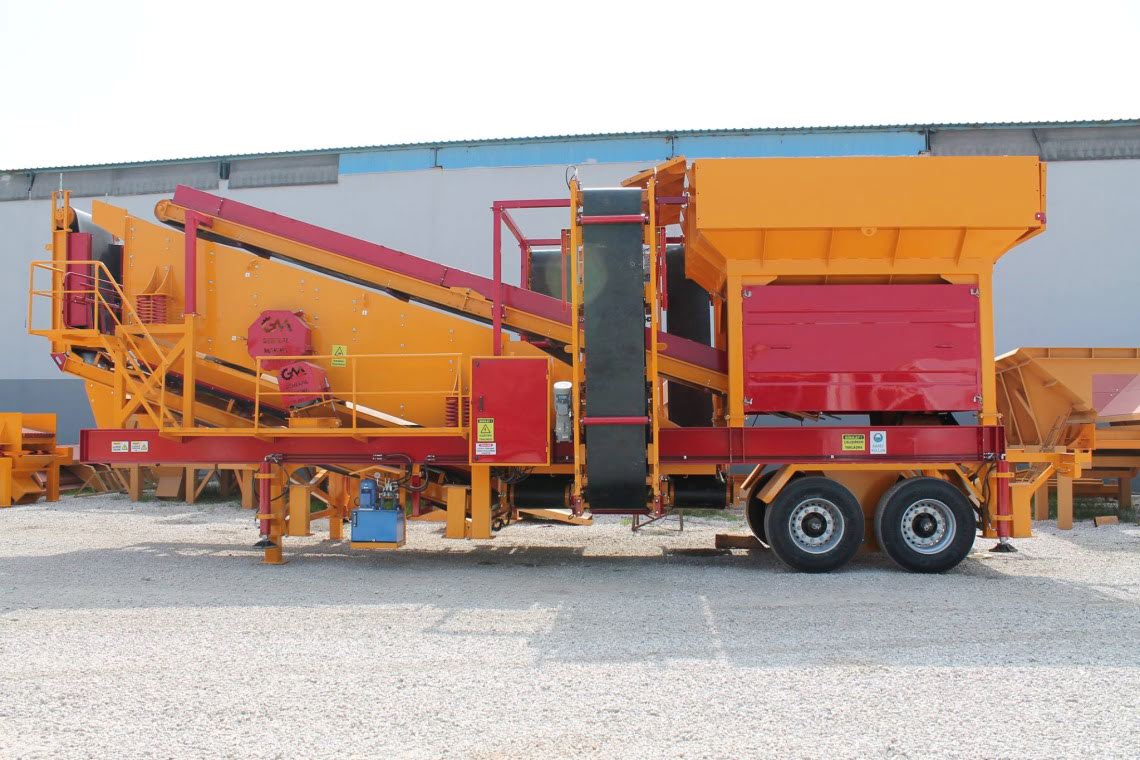 GM-1650 Mobile Screening Plant ready to produce in Nevsehir