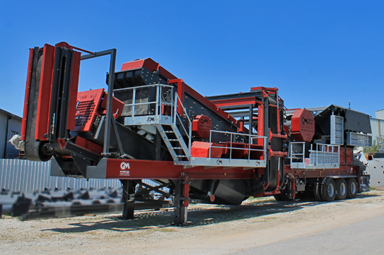 Mobile 90 Jaw Crushing & Washing Screening Plant
