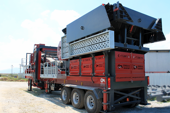 Mobile 90 Jaw Crushing Washing Screening Plant