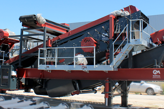 Mobile 90 Jaw Crushing Washing Screening Plant