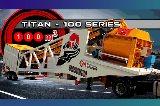 100 m3 Capacity Mobile Ready Mix Concrete Batching Plant Shipment