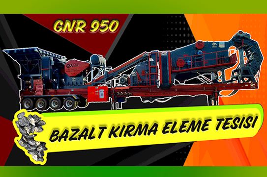 GNR 950 Series Mobile Basalt and Granite Crushing and Screening Plant
