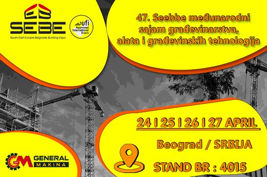 SEEBBE 47. Međunarodni sajam građevinarstva i građevinskih tehnologija