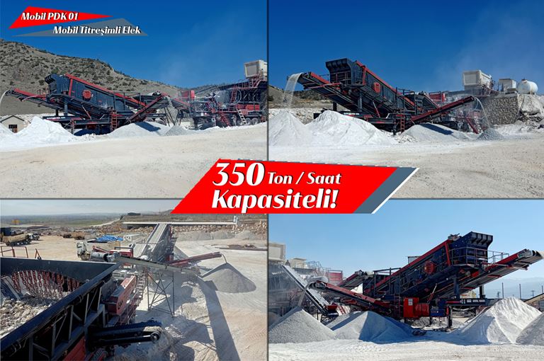 Мобильная PDK 01 Каменная Дробильная сортировочная установка