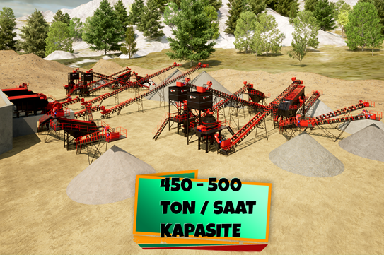 2023 Model Bazalt Kırma Eleme Tesisi