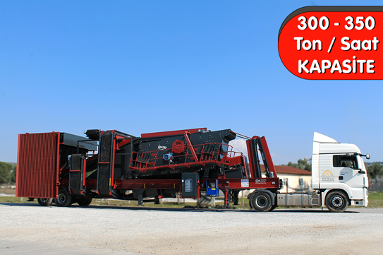 GNRM-YE 1650-4K Mobil Yıkama Eleme Tesisi