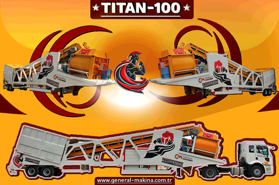 Titan - 100 Mobil Beton Santrali Sevkiyatı