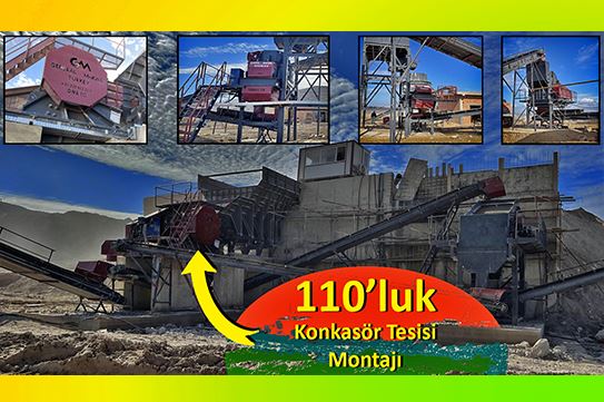 110'luk Konkasör Tesisi Montajı - Cezayir