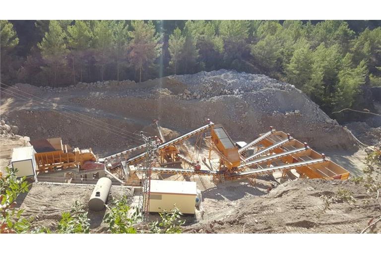 250 T/S Kalker Kırma Eleme Tesisi Dalaman MUĞLA