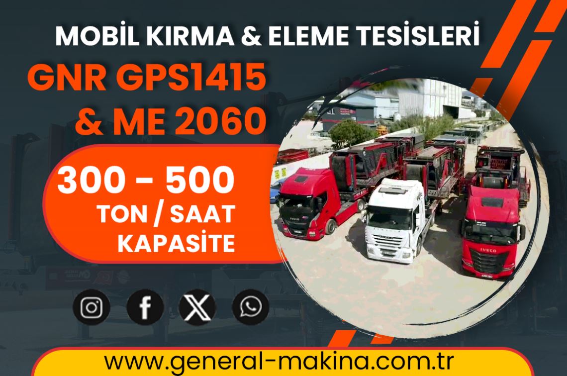 3 Şaseli Mobil Kırma Eleme Tesisi İhracatı – Malta