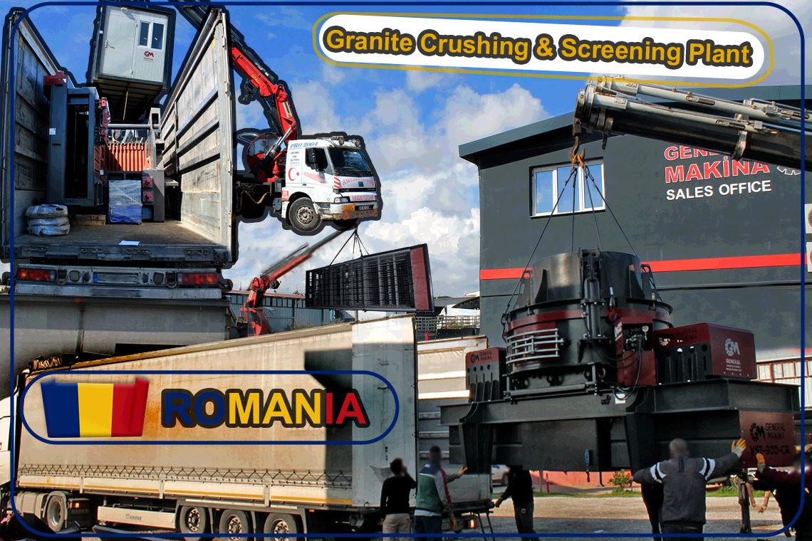 300 TPH Granite Crushing and Screening Plant Export - Romania