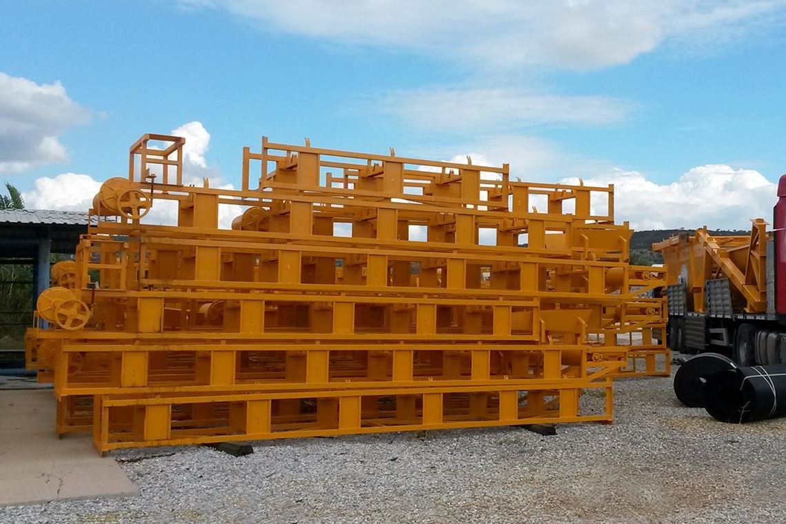 Bande transporteuse mobile