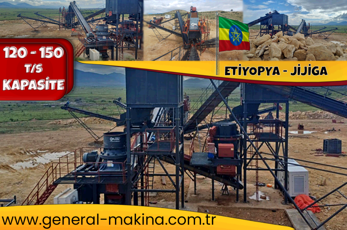 Bazalt Kırma Eleme Tesisi – Etiyopya