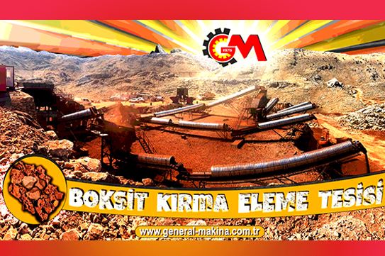 Boksit Kırma Eleme Tesisinin Kurulumunu Tamamladık