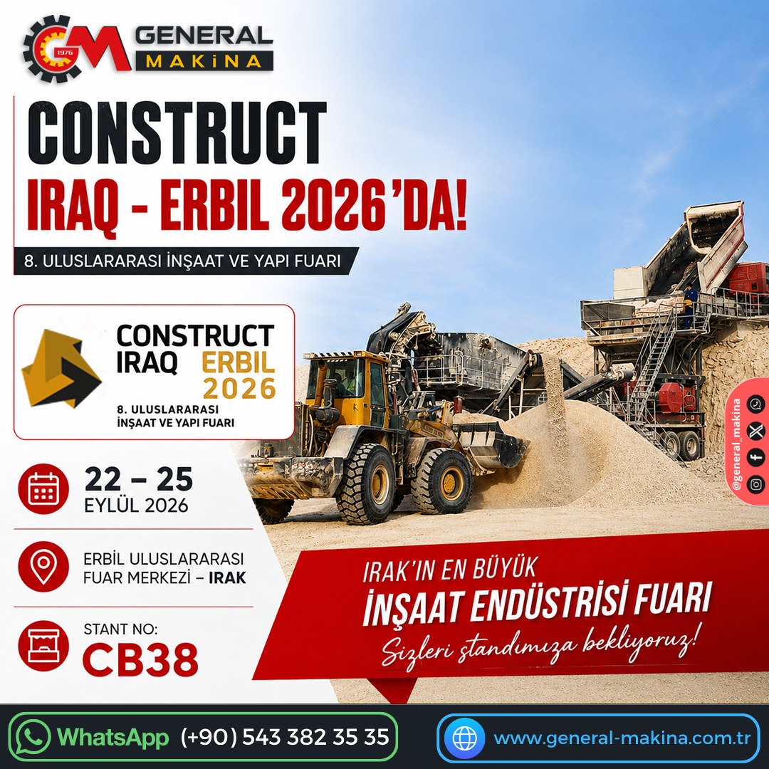 Construct Iraq Erbil 2026 Fuarı'ndayız! | Stand: CB38