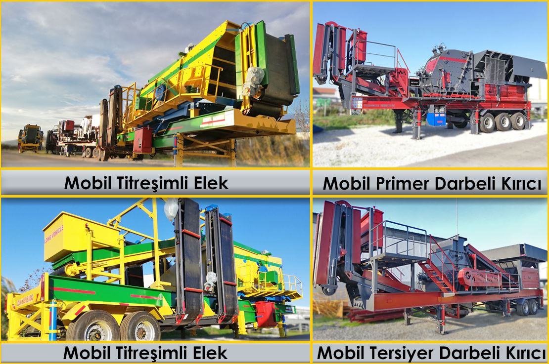 Filistin'de 4 Şaseli Mobil Konkasör Tesisi