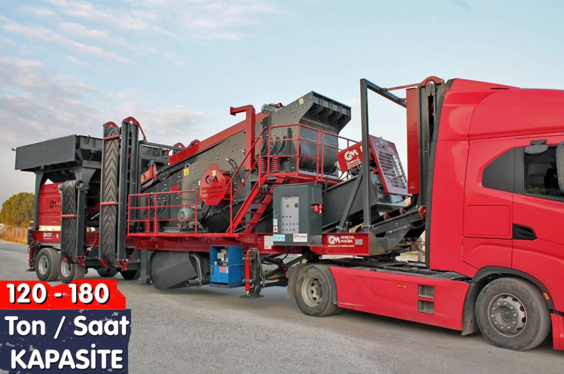 General YM1650 Mobil Yıkama Eleme Tesisi - Filistin