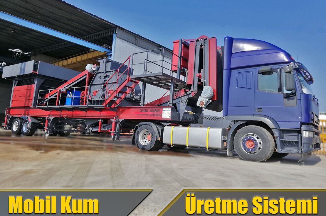 G-MTK 130 Mobil Tersiyer Kırıcı (Kum Makinası) İhracatı