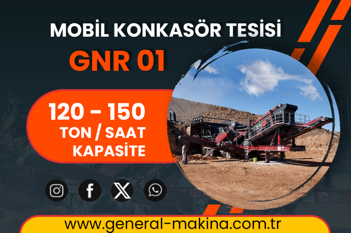 GNR 01 Mobil Konkasör Tesisi Üretime Başladı – Cezayir