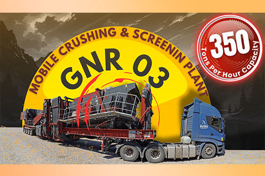 GNR 03 Mobil Sistem Kırma ve Eleme Tesisi