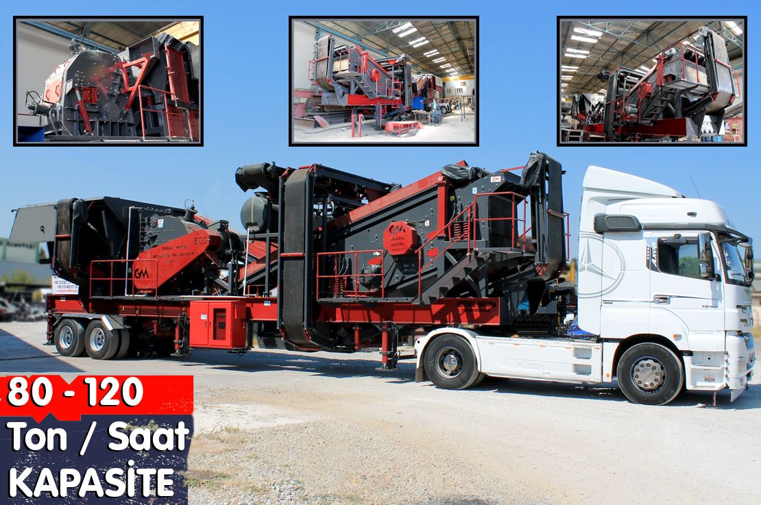 GNR 800 Mobil Konkasör Tesisi – Tekirdağ