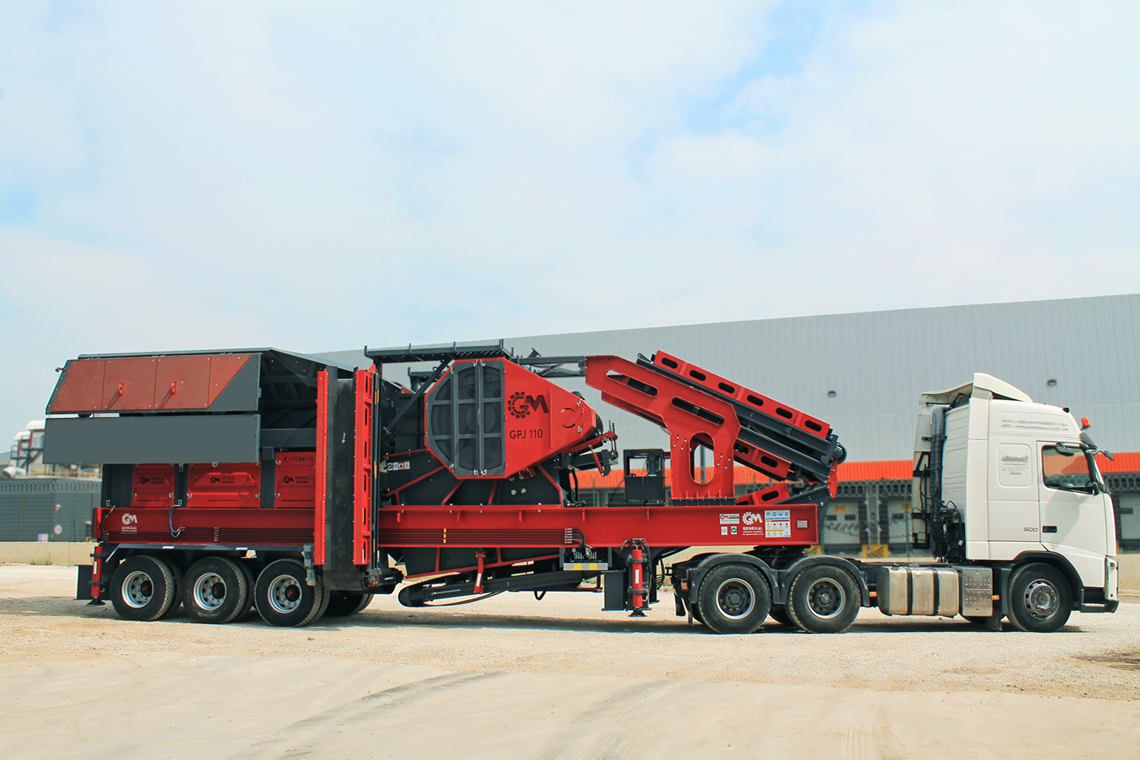 GNR - MC110 Mobil Çeneli Konkasör