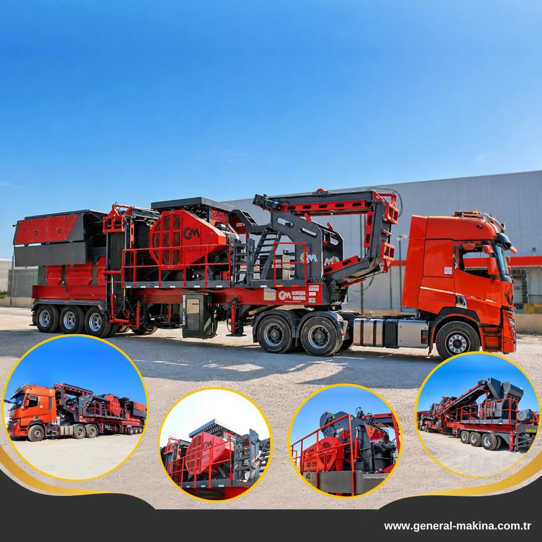 GNR-MC110 Mobile Jaw Crusher Plant 200-350 tph Niğde
