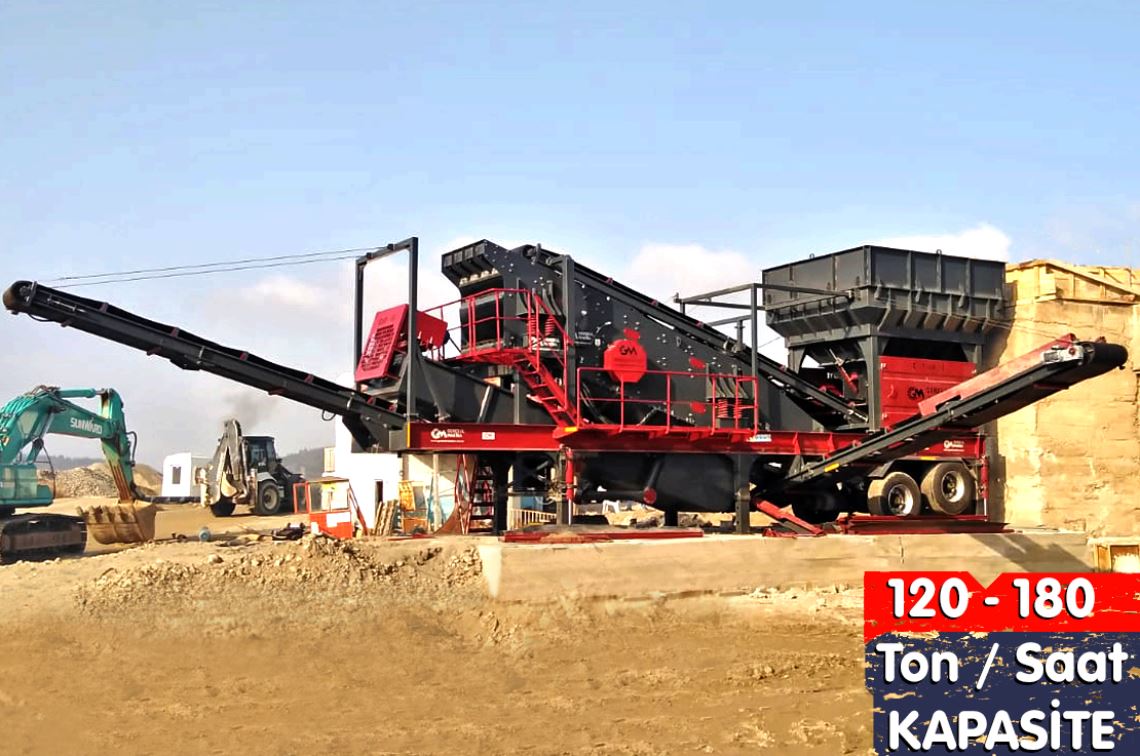 GNR YM-1650 Mobil Yıkama Eleme Tesisi Montajı