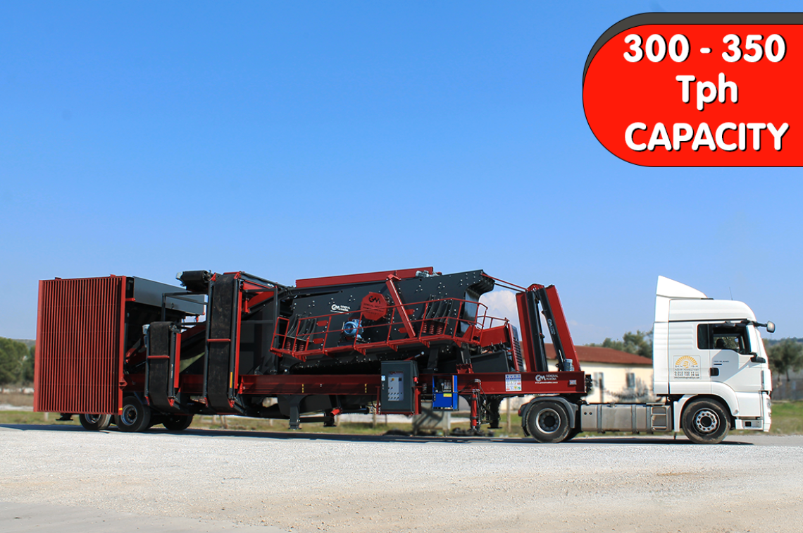 GNRM-YE 1650-4K Mobile Washing Screening Plant