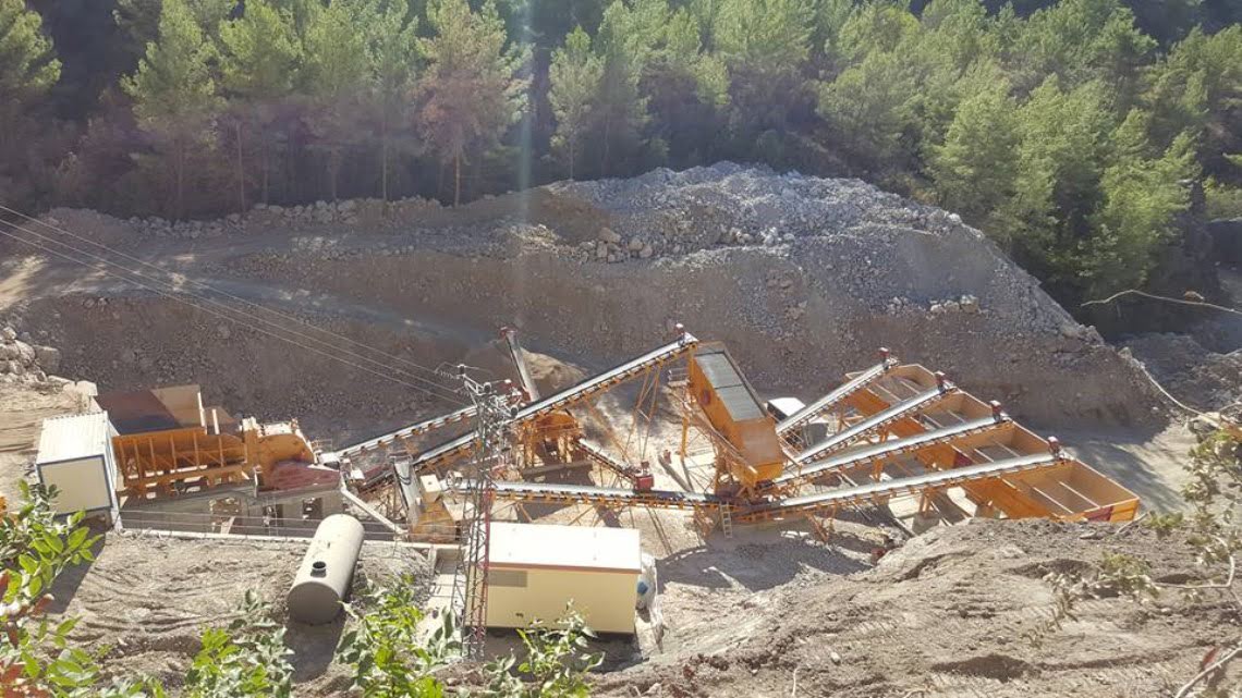 Kalker Kırma Eleme Tesisi Üretime Başladı - Muğla
