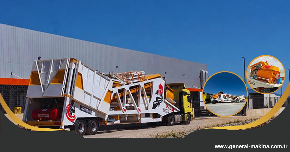 M-Titan 100 Mobilna Betonska Baza 100 m³h - Manisa