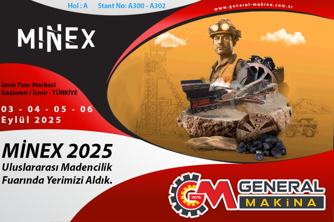 MİNEX 2025 Fuarına Katılıyoruz