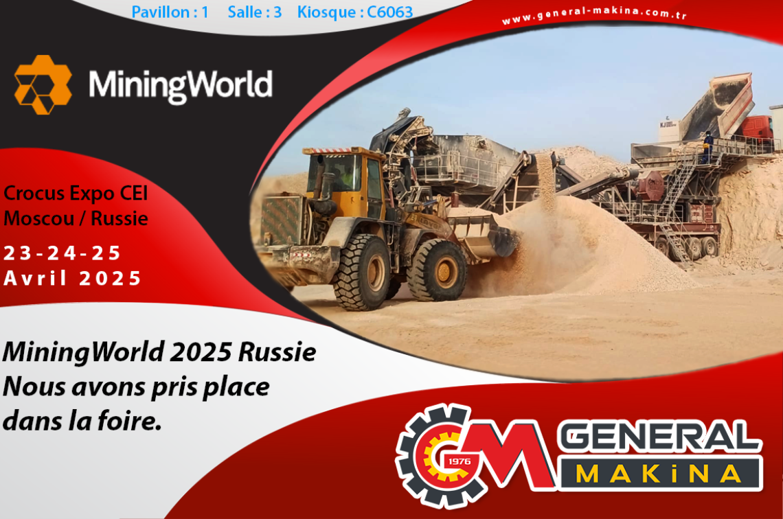 Nous participons à l'exposition MiningWorld 2025 Russie