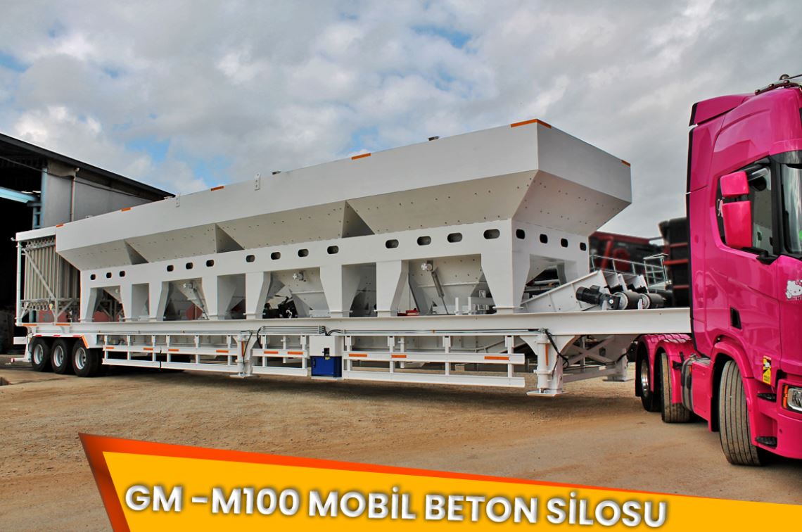 Mobil Beton Silosu Yollarda – İngiltere
