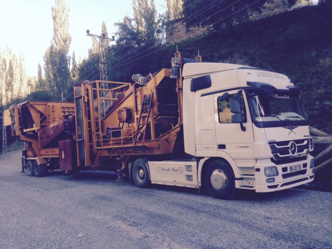 Mobil Kırma Eleme Tesisimiz Van'da Üretime Başladı.