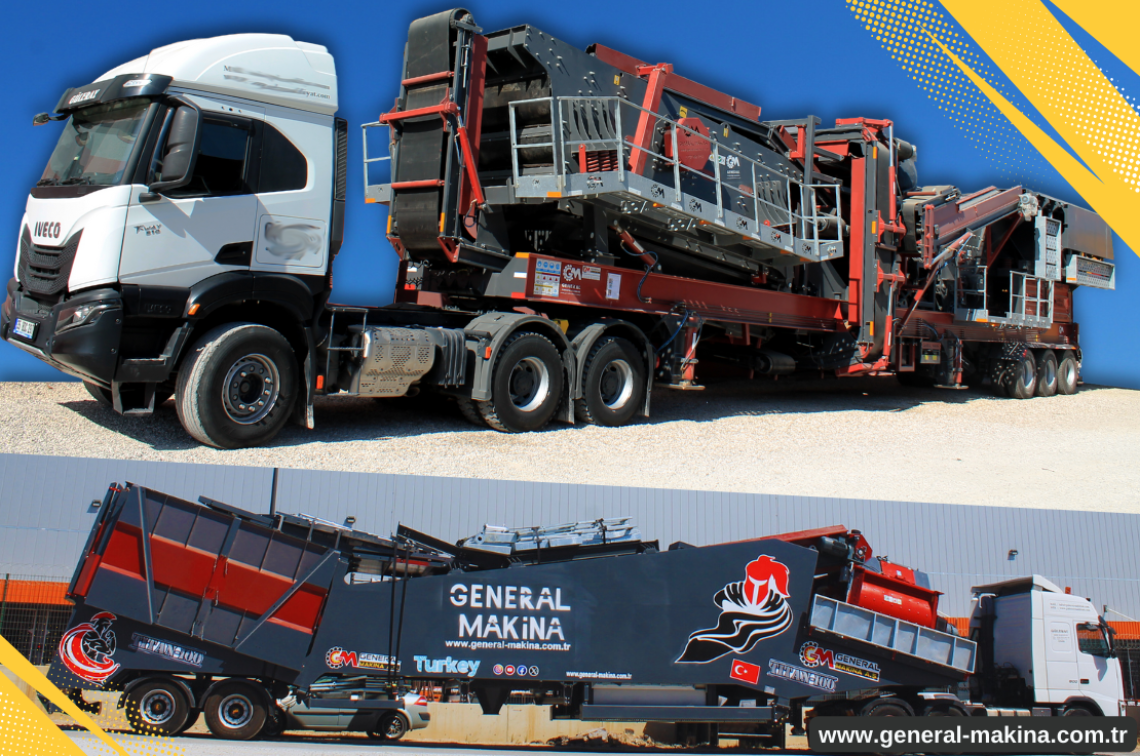 Mobil Konkasör & Beton Santrali İhracatını Tamamladık