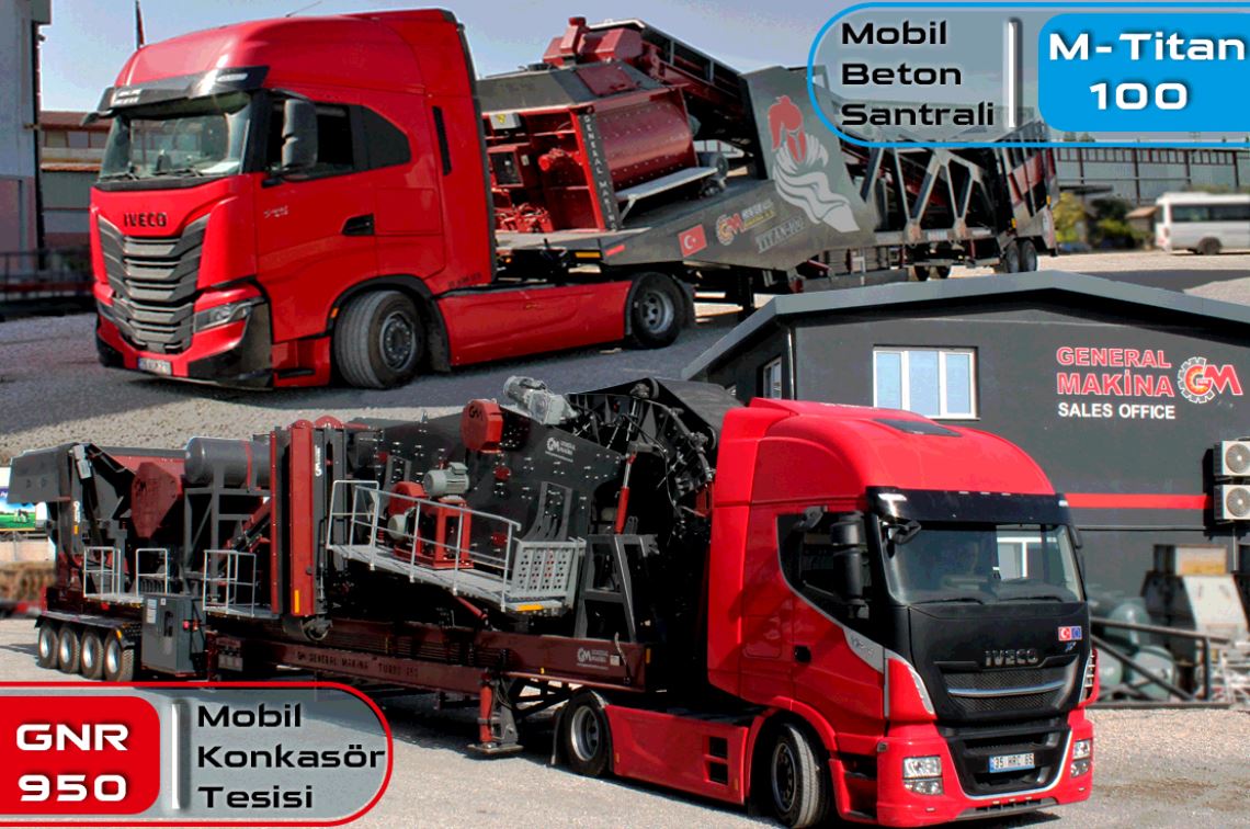 Mobil Konkasör & Beton Santrali İhracatı