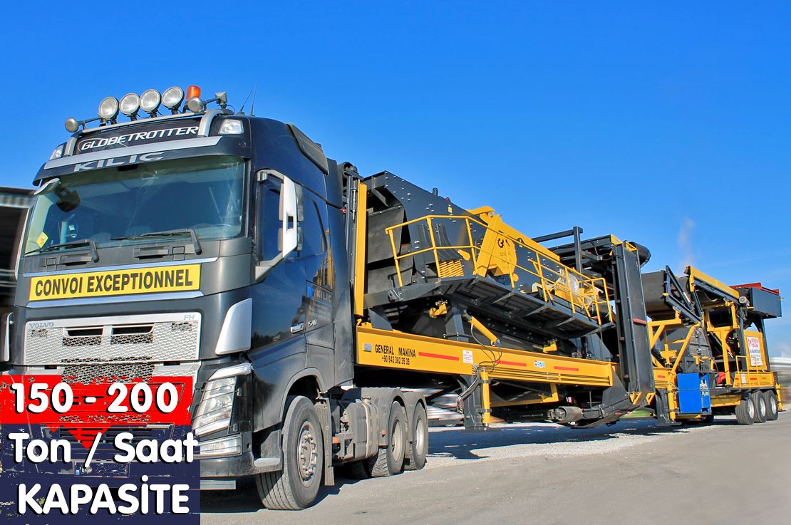 Mobile Tertiary Crushing and Screening Plant Delivered from our Stock to MERSIN