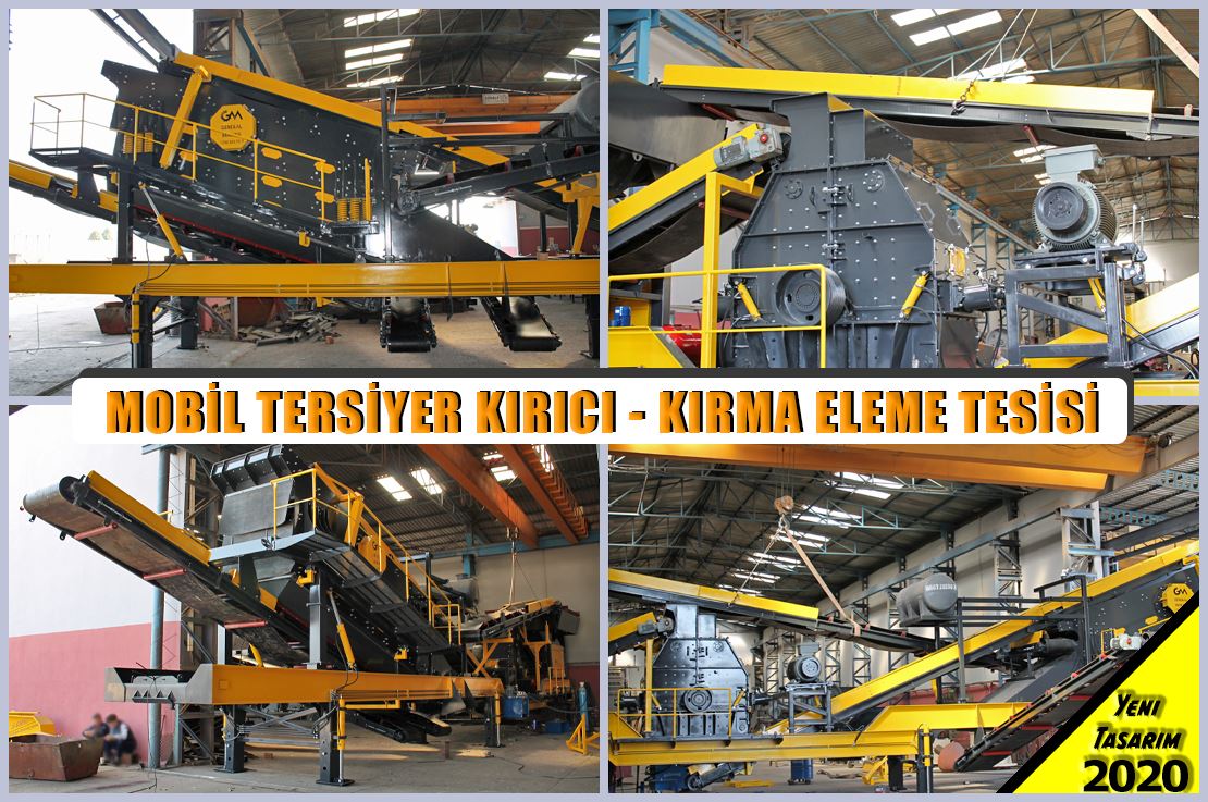 Mobile Tertiary Crushing and Screening Plant Manufacturing - Karaman