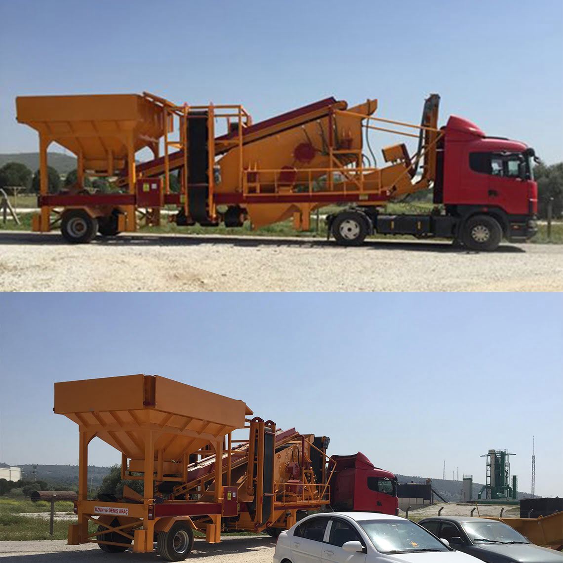 Mobile washing screening Plant was sent to Manisa