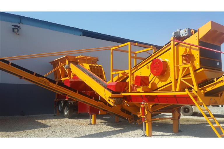 Our Mobile Crushing Screennig Plant Continues Production in Van