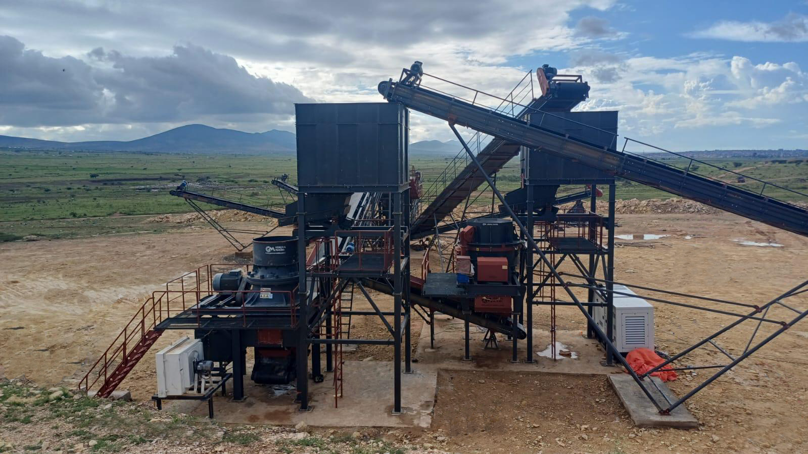 Planta de Trituración y Cribado de Basalto en Etiopía