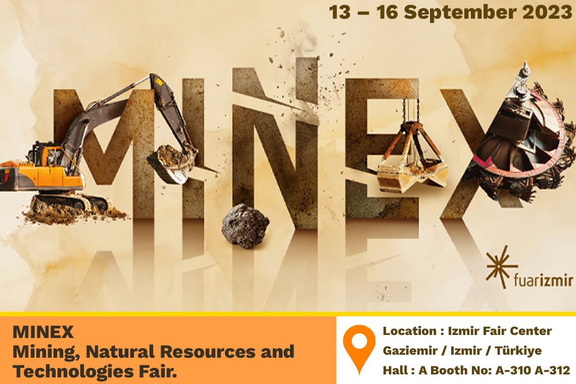Nous sommes au 10ème Salon des Mines, des Ressources Naturelles et des Technologies Minex.