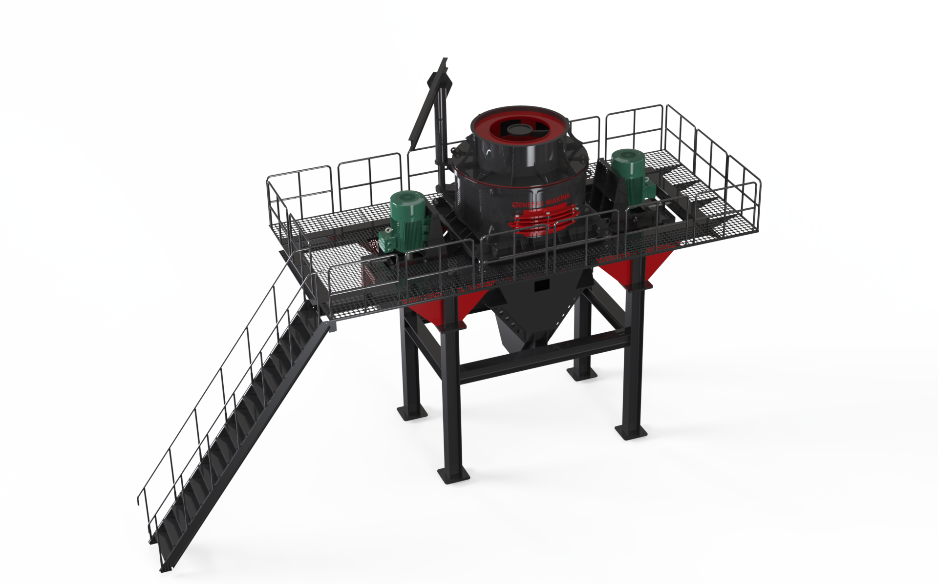 Роторная Дробилка с Вертикальным Валом