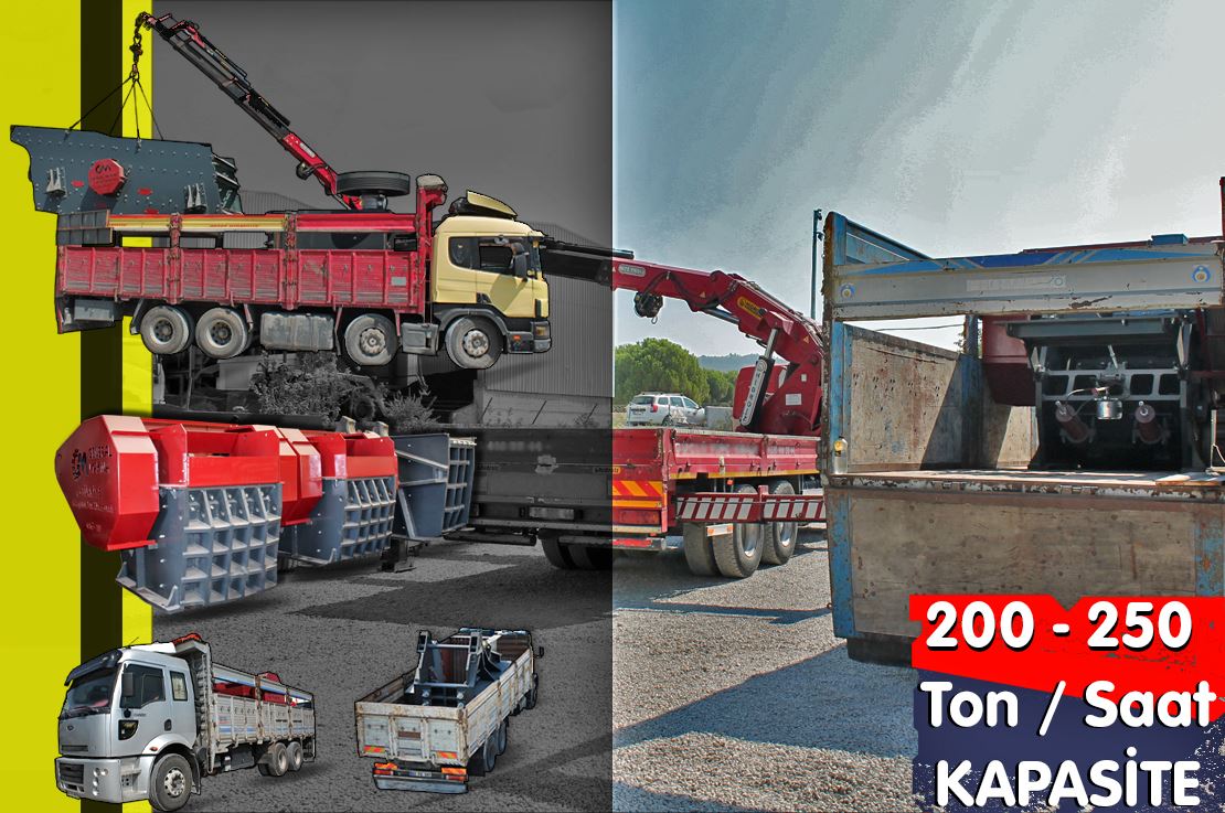 Sabit Boksit Kırma Eleme Tesisi Nakliyesi