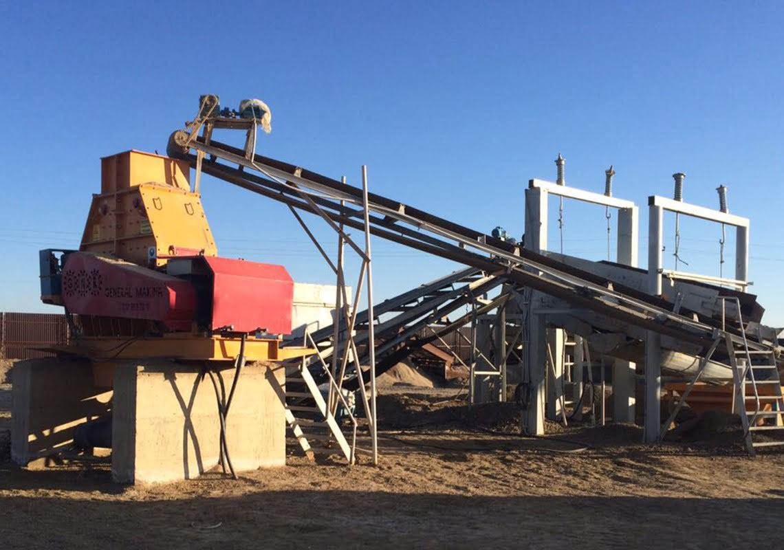 Sand making machine facility for Uzbekistan, Tashkent