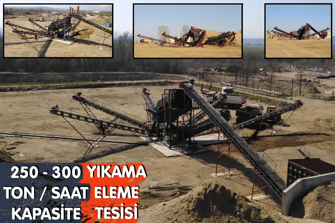 Sırbistan’da Sabit Kum Yıkama Eleme Tesisi