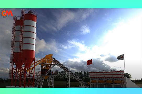 Stationary Concrete Batching Plant Details Video