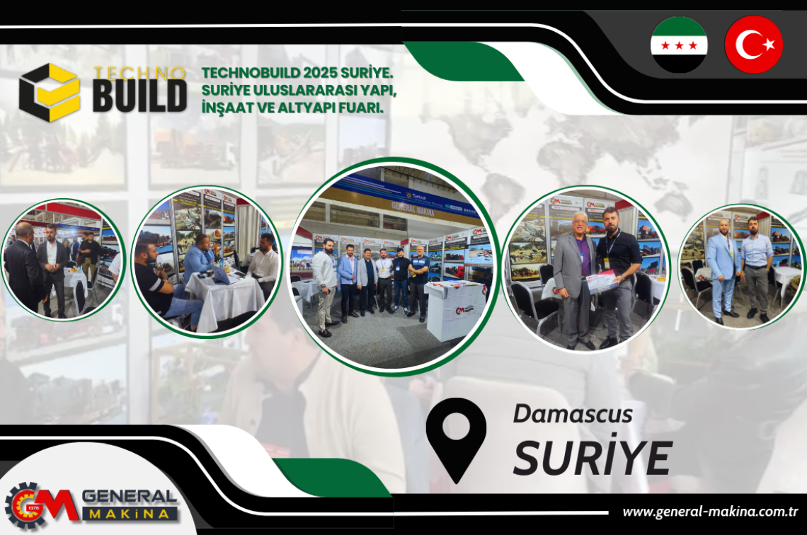 TECHNOBUILD 2025 Suriye Fuarını Tamamladık