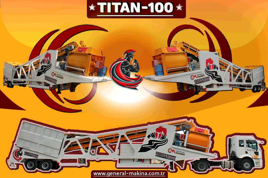 Titan - 100 Mobil Beton Santrali Sevkiyatı